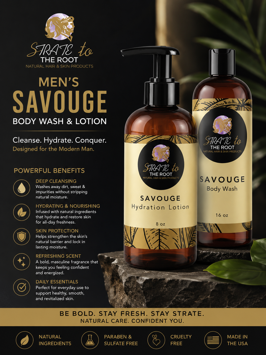 Mens Savouge Body Wash
